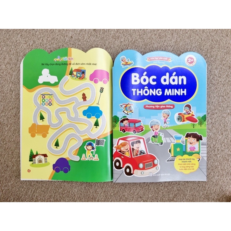 Bóc Dán Thông Minh, Sticker Song Ngữ Anh Việc Nhiều Chủ Đề Thông Minh Cho Bé, Sticker Cho Bé