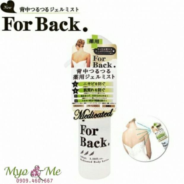 Xịt Lưng Pelican For Back Medicated Body Lotion (100ml)