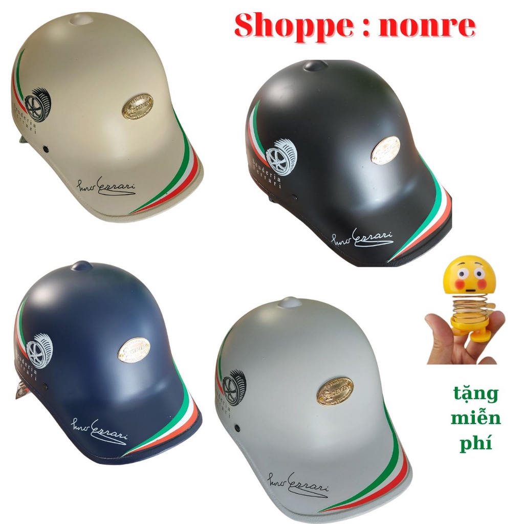 Nón bảo hiểm thể thao, mũ đi xe máy hàng công ty trí liễu, kết cờ ý,  làm từ nhựa cao cấp chất lượng
