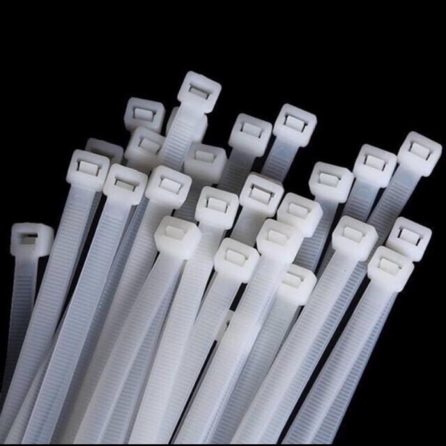 Dây Thít nhựa các cỡ -50gam -100 gam size rộng 0.3-0.5-0.8mm dài các cỡ từ 100mm đến 500mm