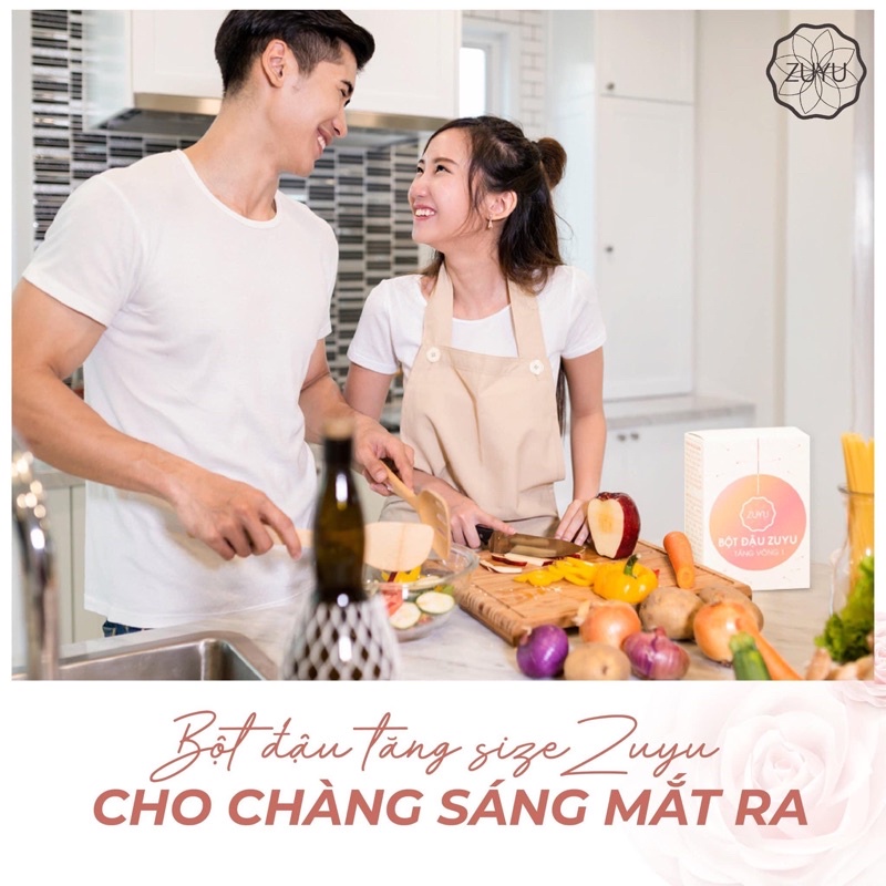 Bột đậu ZuYu tăng vòng 1+Tặng Tinh dầu masage+ Mặt Nạ +Thước Đo