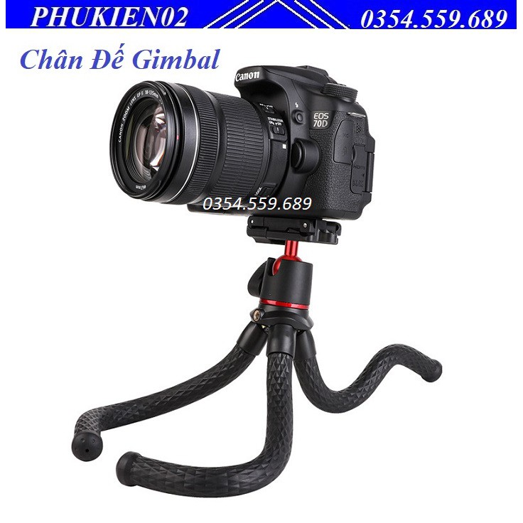 Chân Đế Gimbal Bạch Tuộc Cho Điện Thoại Và Máy Ảnh YT-138A