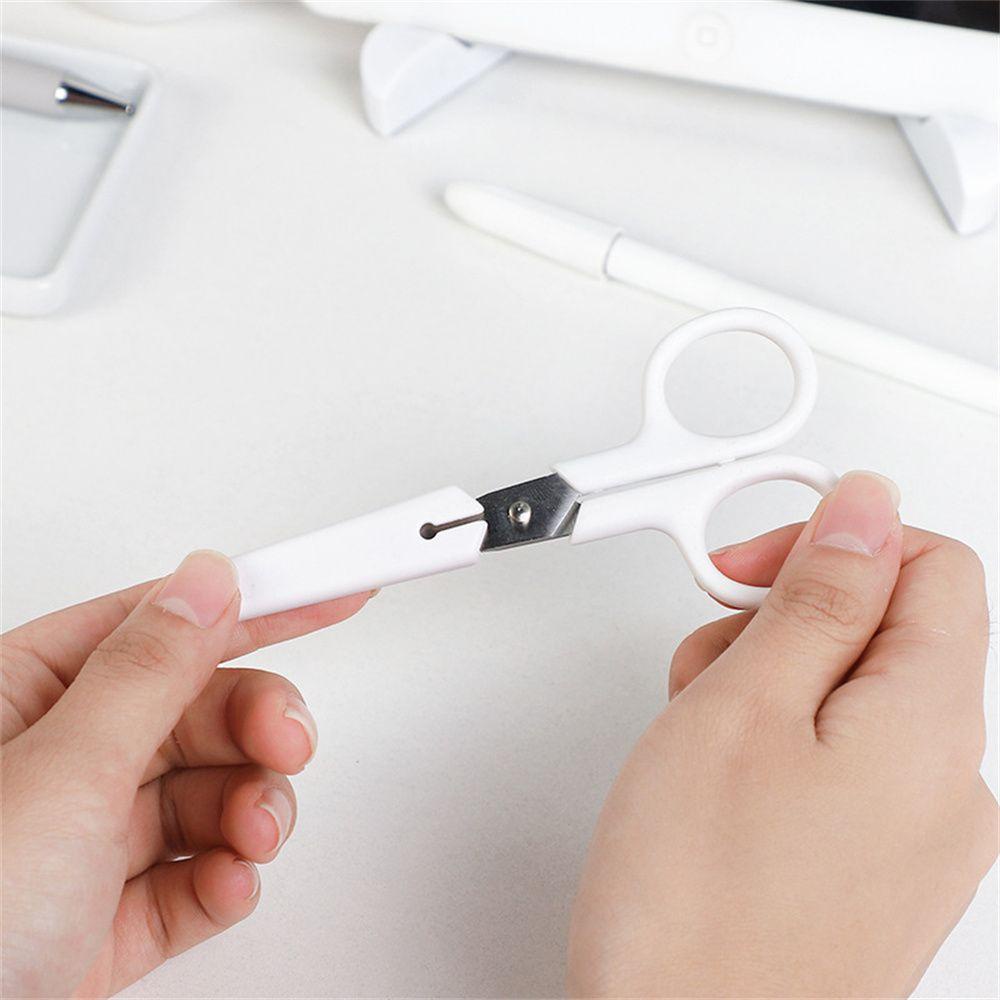 Kéo Cắt Mini Kèm Vỏ Bọc Màu Trắng Dành Cho Học Sinh