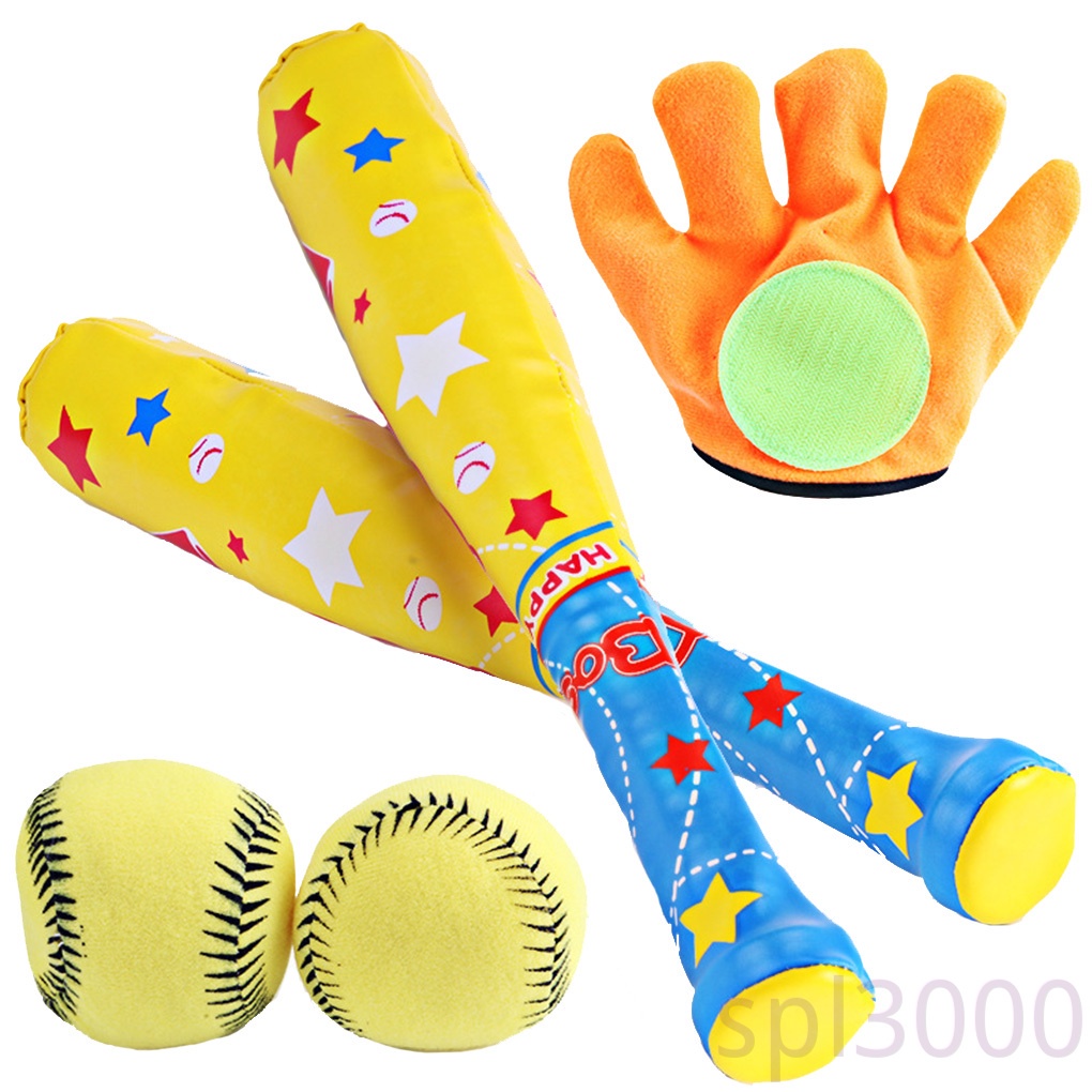 Bộ 4 đồ chơi bóng chày mềm cho bé