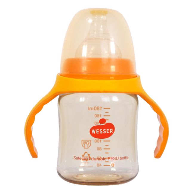 Bình sữa wesser cổ rộng pesu 180ml