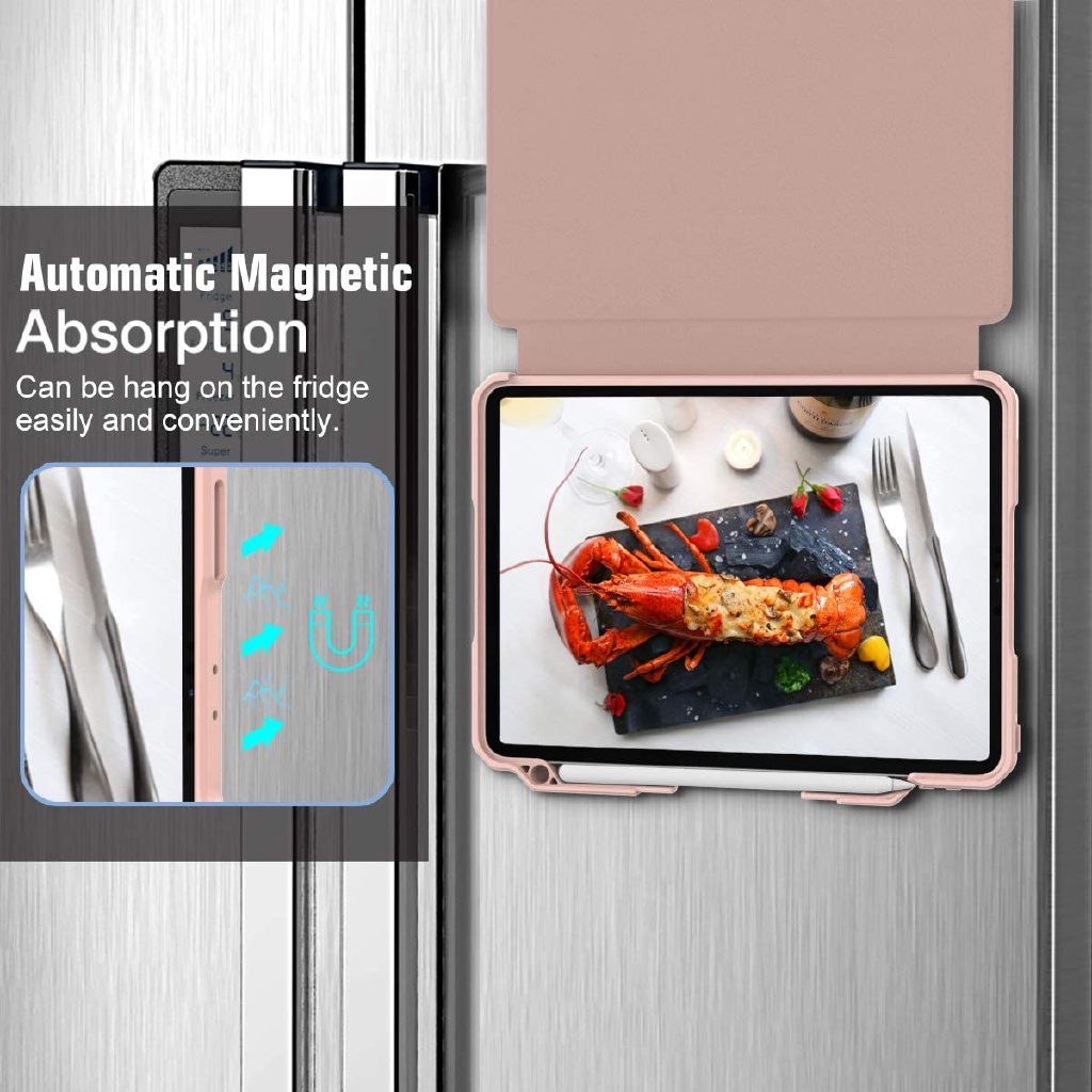 Ốp Bảo Vệ Chống Sốc Có Giá Đỡ Nam Châm Cho iPad Pro 11 2nd Gen 2020 &amp; 2018