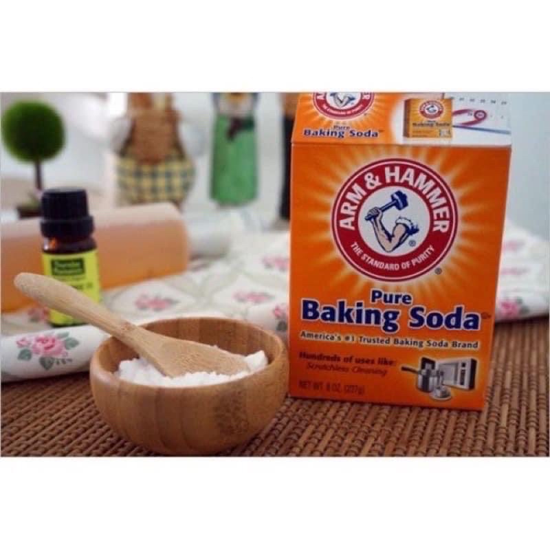Gói 100gr bột baking soda Mỹ đánh trắng ranwg và sạch mảng bám