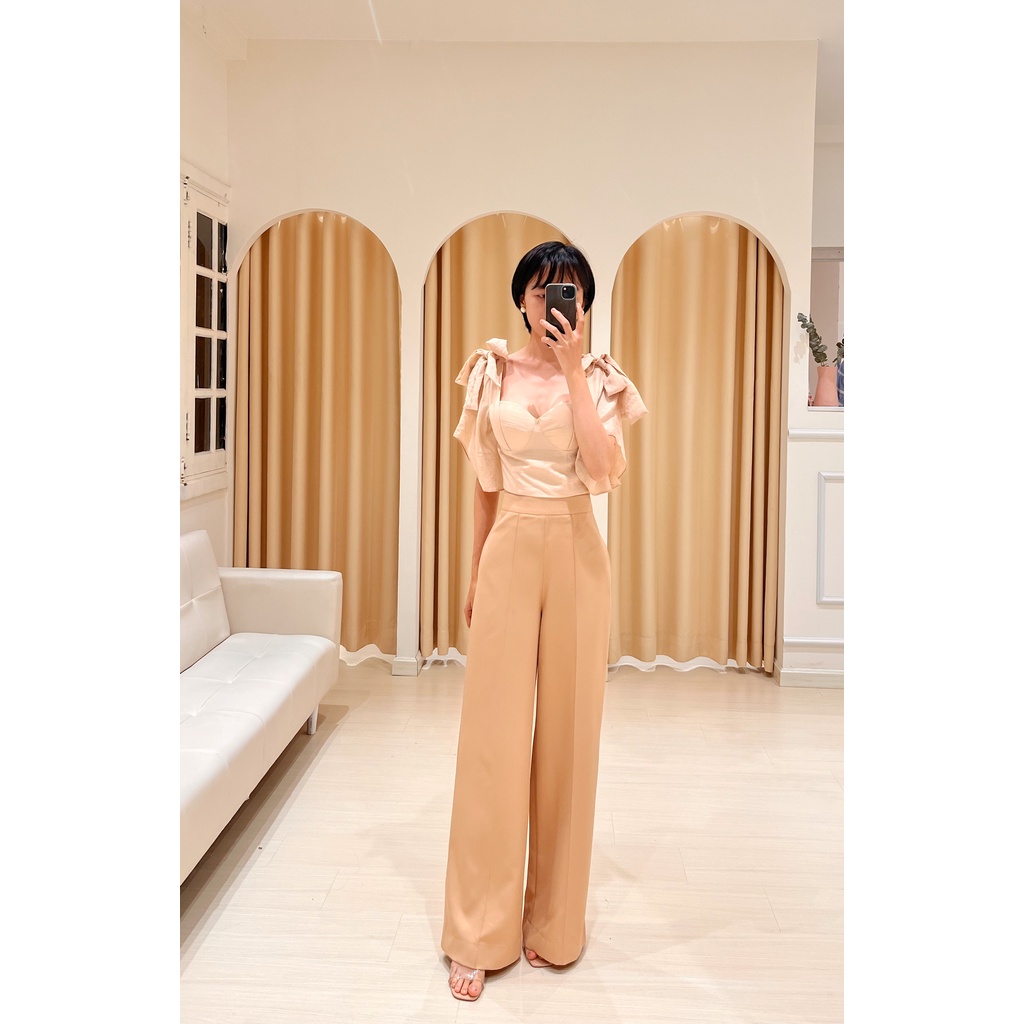 SÒ VINTAGE - DRIC Quần ống rộng túi xéo