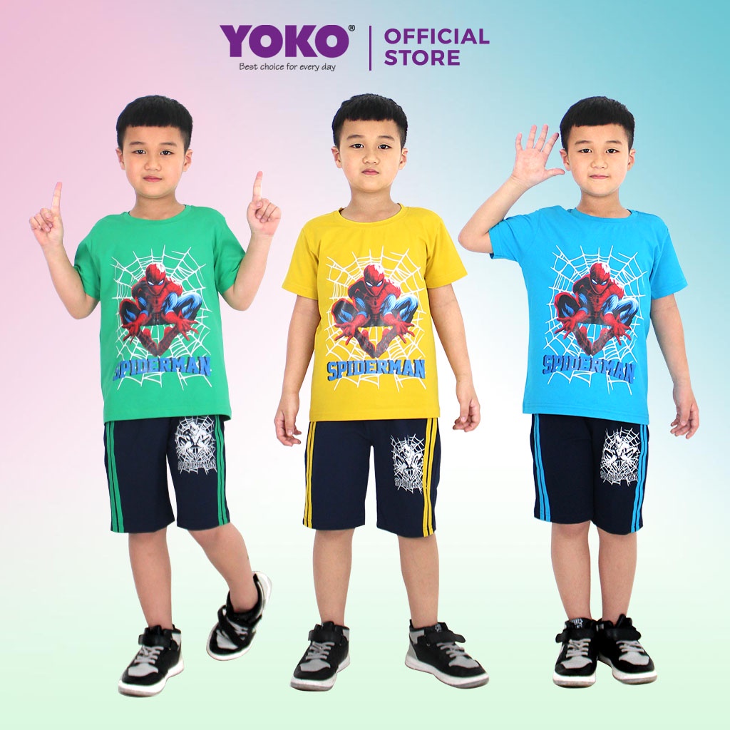 Bộ Quần Áo Thun Tay Ngắn Bé Trai (6-9 Tuổi) YOKO KID'S FASHION 21044T