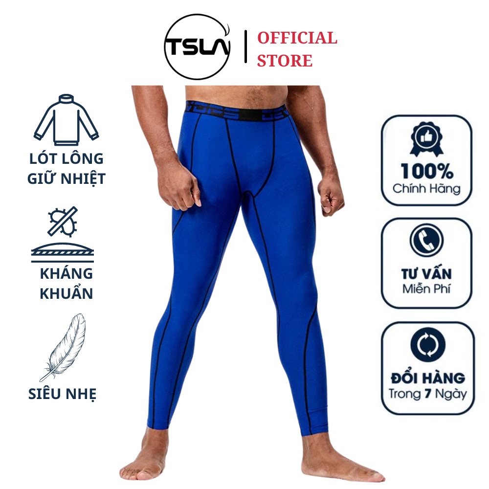 Quần legging giữ nhiệt nam Devops lót lông cừu ôm thun co giãn dành tập gym chạy bộ đá banh bóng rổ thể thao thu đông