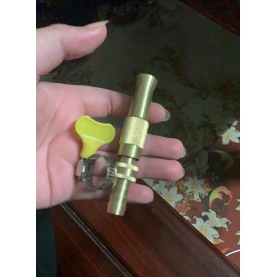 ĐẦU VÒI XỊT TĂNG ÁP MINI KÈM ĐAI XIẾT