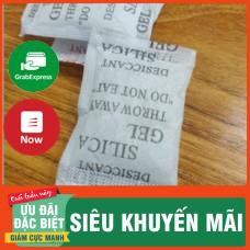 Túi 1kg loại 2g/gói hạt hút ẩm thực phẩm Silica gel dùng hút ẩm các loại trà hoa, trà trái cây, bảo quản thực phẩm