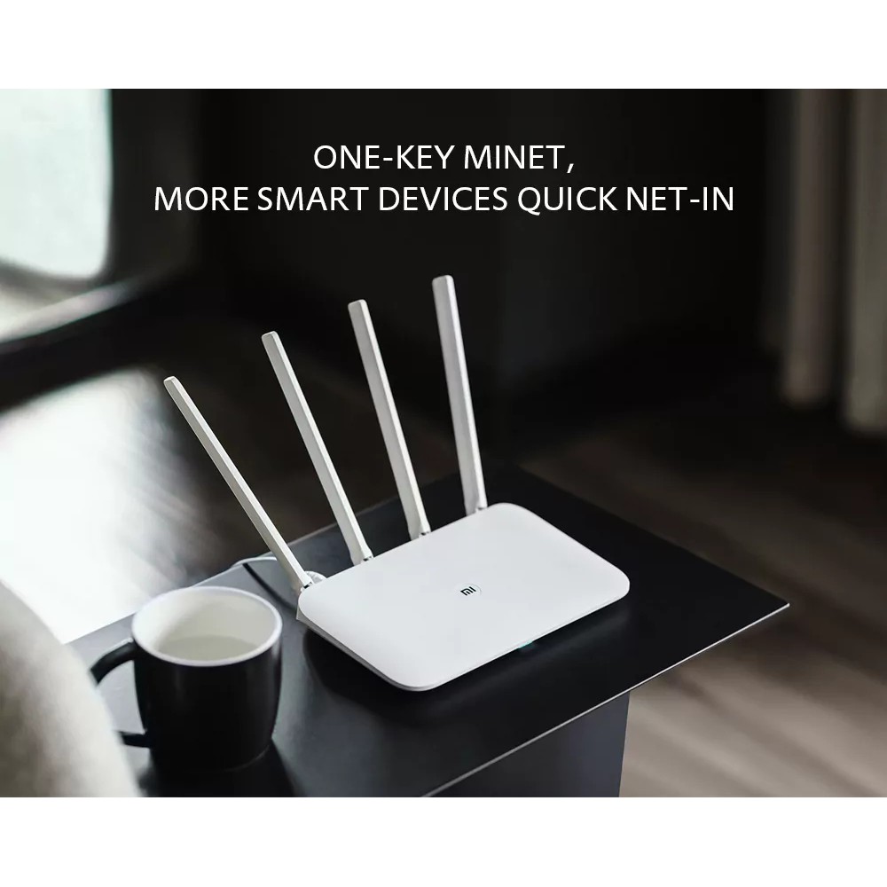 Bộ định tuyến Xiaomi Mi 4C Bộ định tuyến WiFi gốc (300Mbs) MiNet Fast Connect 2.4GHz & 5.0Ghz Dual Band APP Control WiFi Wireless | BigBuy360 - bigbuy360.vn