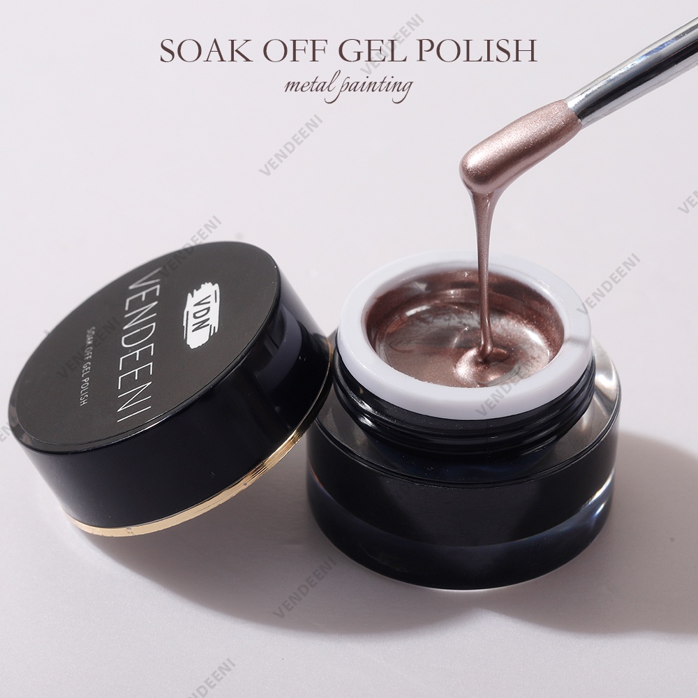 Gel metal VEDEENI vẽ viền, vẽ trang trí móng