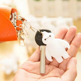 Móc khóa Baymax đồ chơi nhỏ đáng yêu bằng nhựa