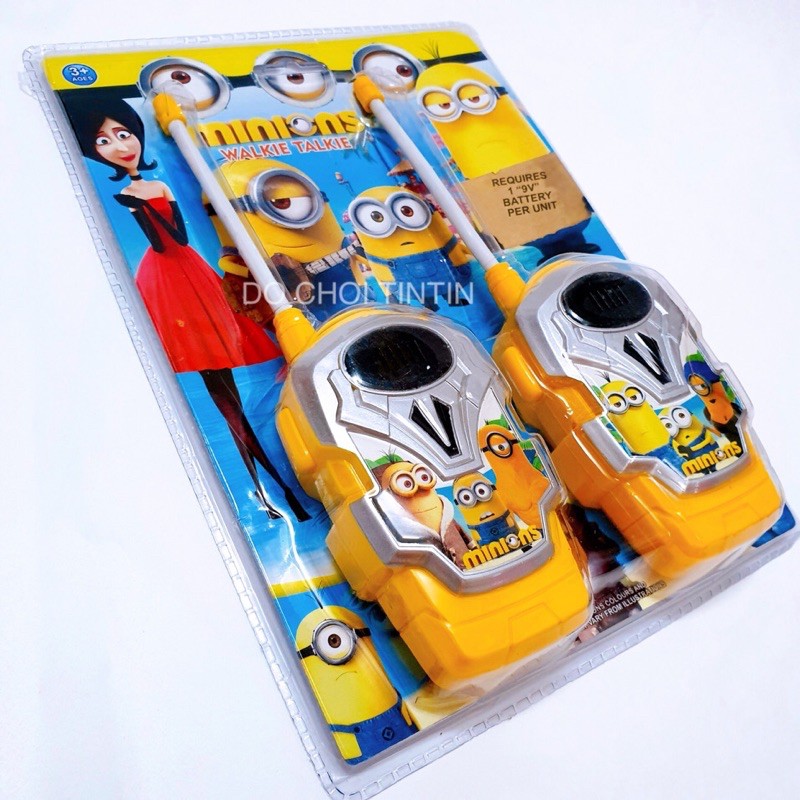 [HÀNG XỊN] Đồ chơi bộ đàm Minion