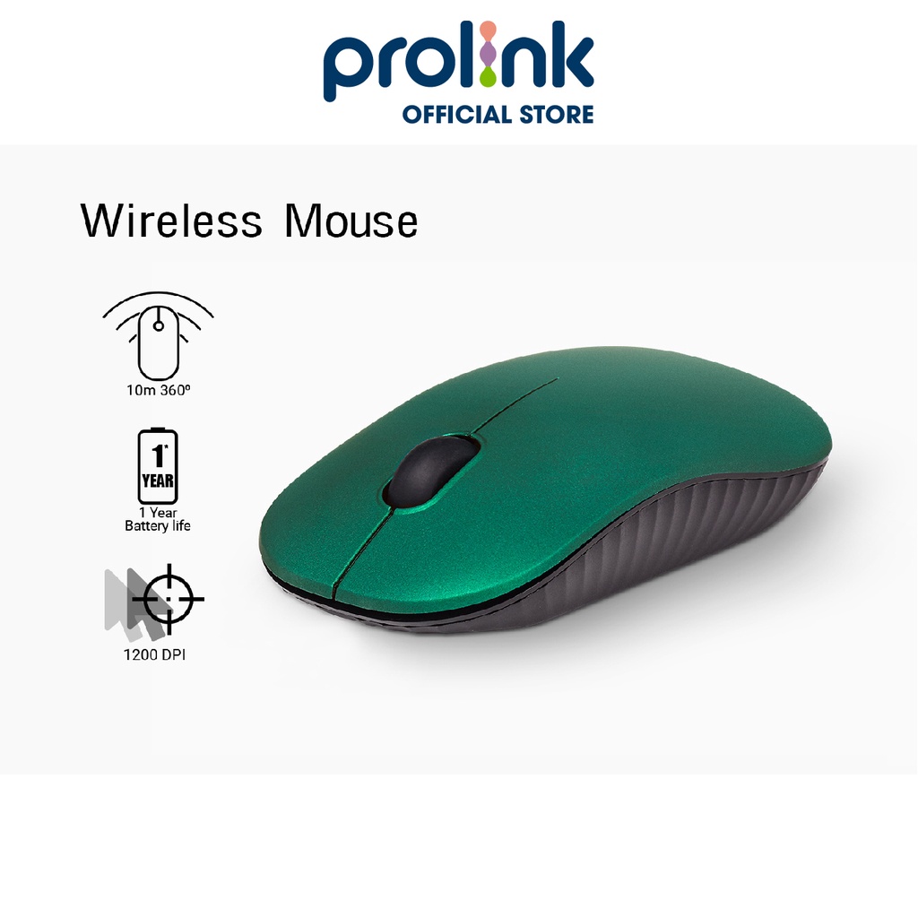 [Mã BMBAU50 giảm 7% đơn 99K] Chuột Máy Tính Không Dây Cao Cấp Giá Rẻ Wireless PROLiNK PMW5009 - Bảo Hành 12 Tháng