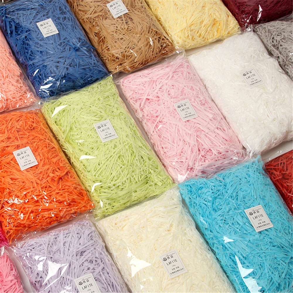 Túi giấy vụn Confetti để trang trí hộp quà tặng đẹp mắt