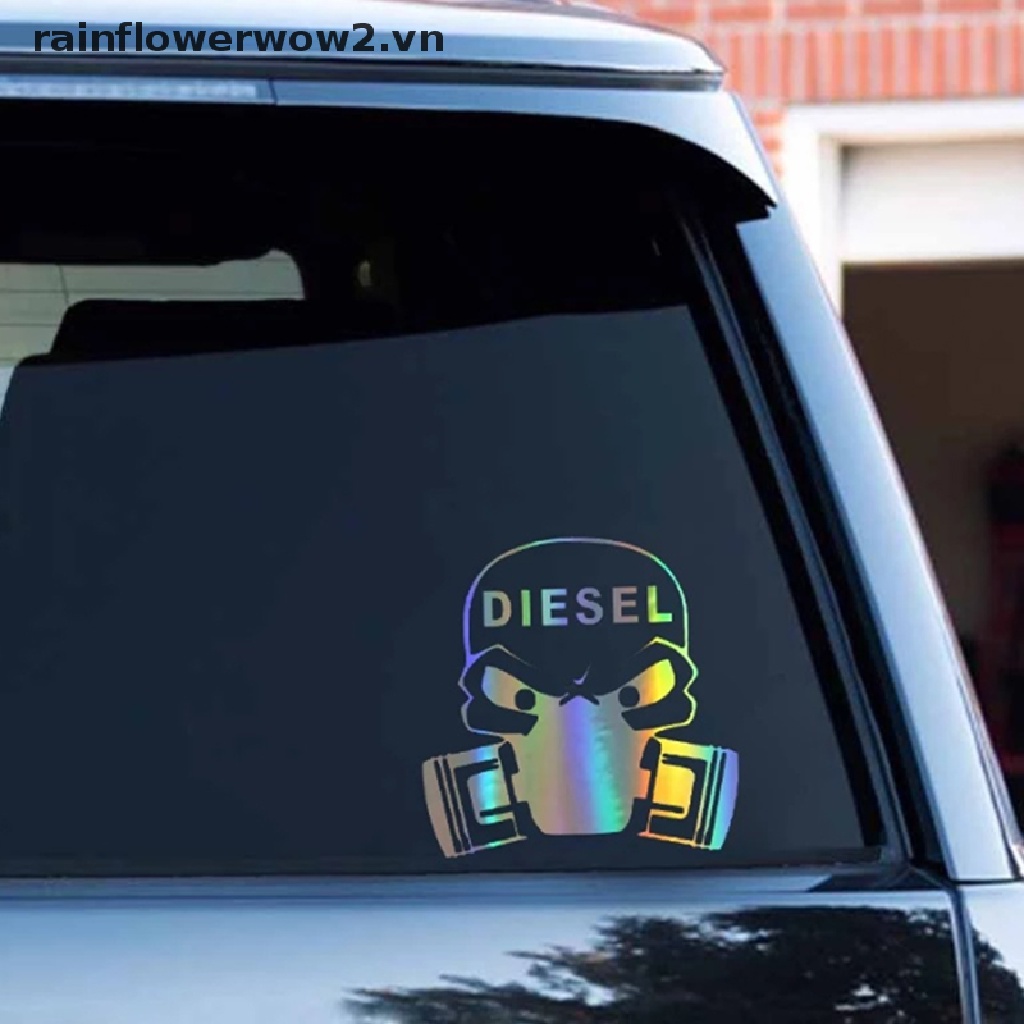 Miếng dán trang trí xe hơi họa tiết 3D sáng tạo