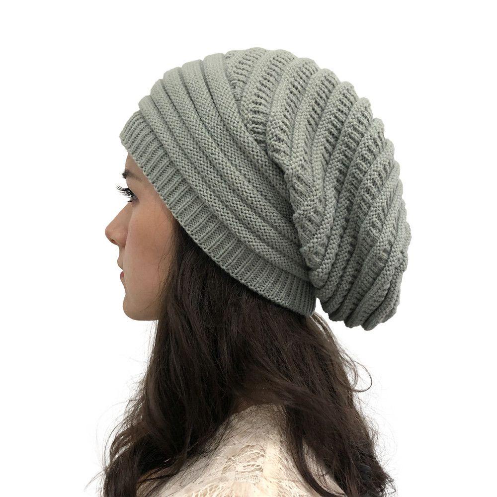 Mũ Len Slouchy Dệt Kim Kat1