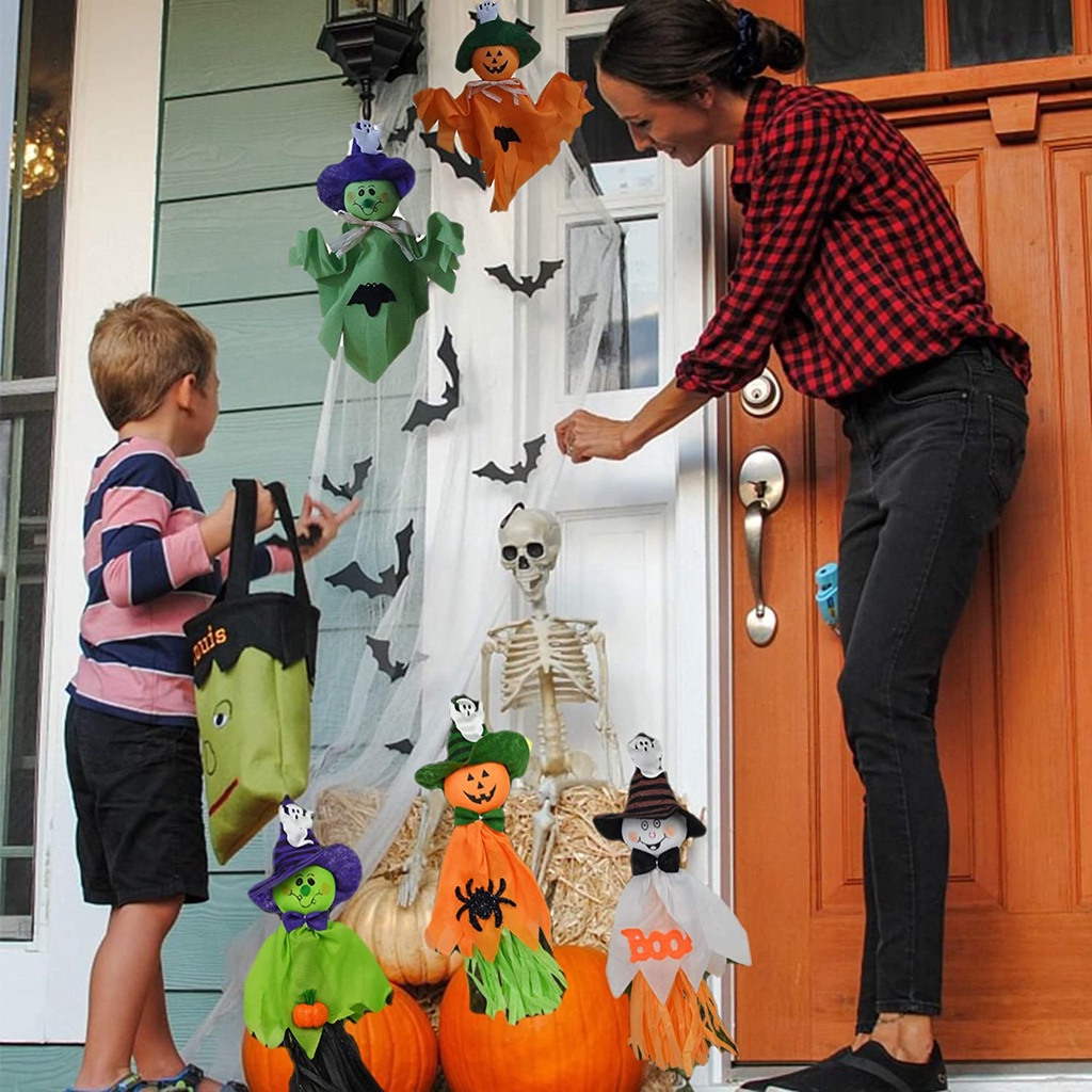 Phụ Kiện Treo Trang Trí Halloween Hình Ma/Quả Bí Ngô/ Ma
