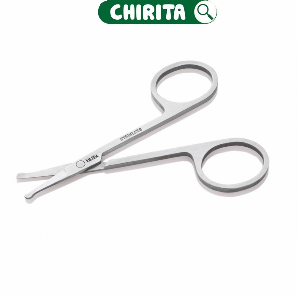 Kéo Cắt Tỉa Lông Mũi - Kiềm Nghĩa CHÍNH HÃNG - Chirita KM-604