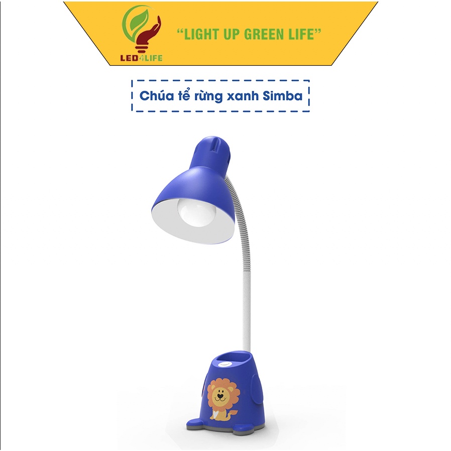 Đèn bàn học Rạng Đông Model: RD-RL-38.LED chip LED SS 5W bảo vệ thị lực điều chỉnh góc chiếu linh hoạt