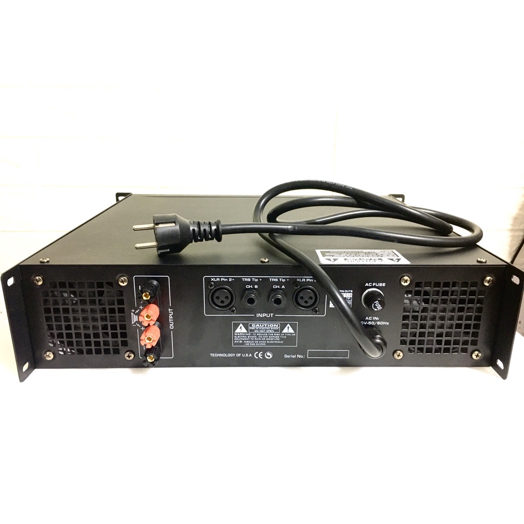 Cục Đẩy Công Suất Ca9 : 2 Kênh - 24 Sò - Mạch Class H - Nguồn Xuyến -Tổng Công Suất 1200w