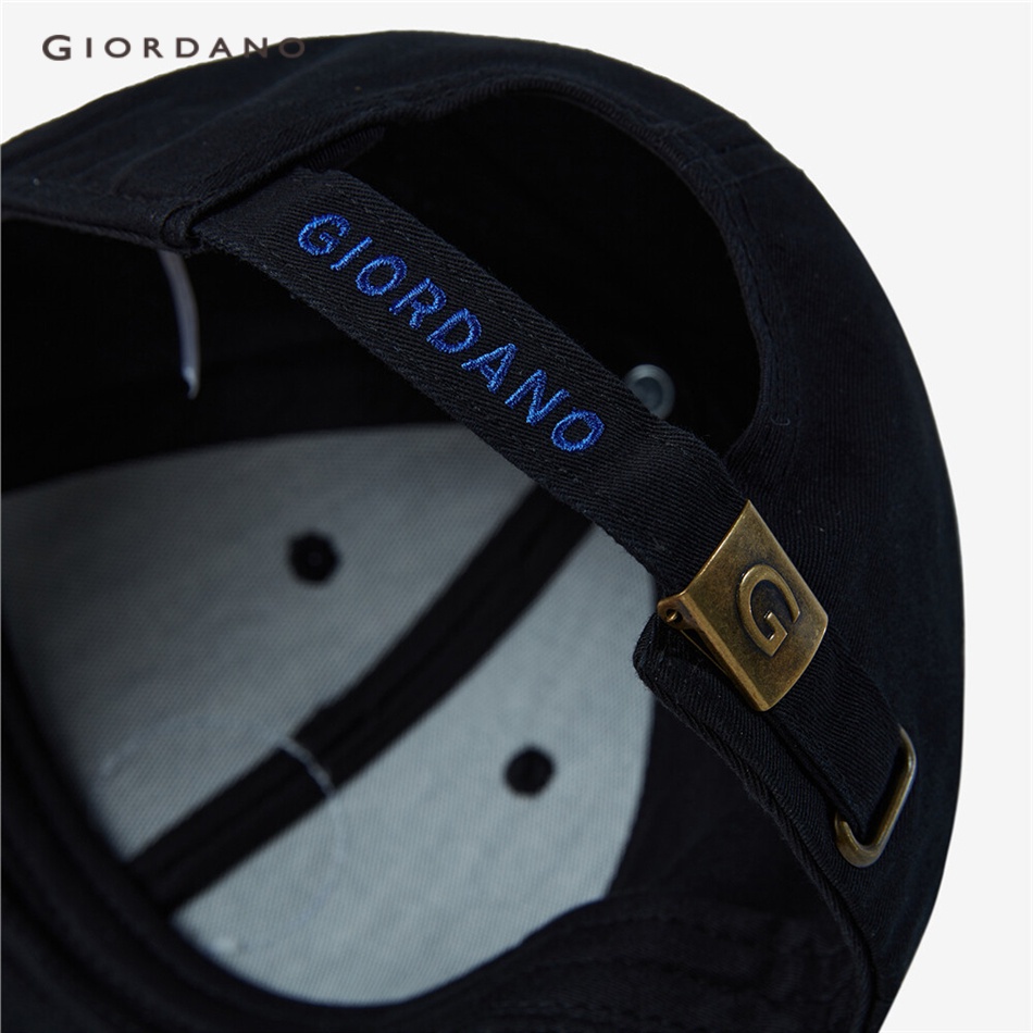 Mũ GIORDANO 01201003 họa tiết huy hiệu sư tử có thể điều chỉnh thời trang dành cho nam