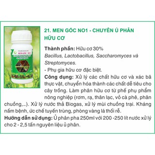 Chế phẩm men gốc no1