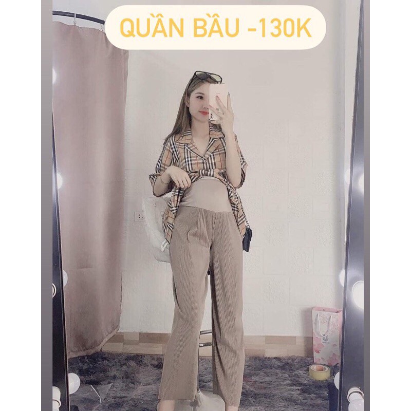 QUẦN BẦU QUẦN BẦU ỐNG SUÔNG QUẦN VẢI BẦU