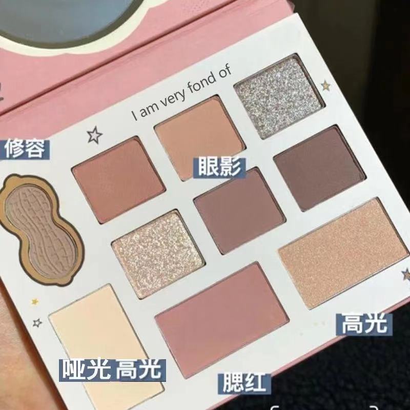 (Hàng Mới Về) Bảng Phấn Mắt 10 Màu Sắc Hiệu Ứng Lì Ánh Ngọc Trai Thiết Kế Hình Hạt Đậu Phộng | BigBuy360 - bigbuy360.vn