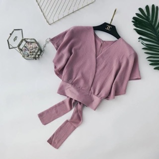 Áo croptop cánh tiên