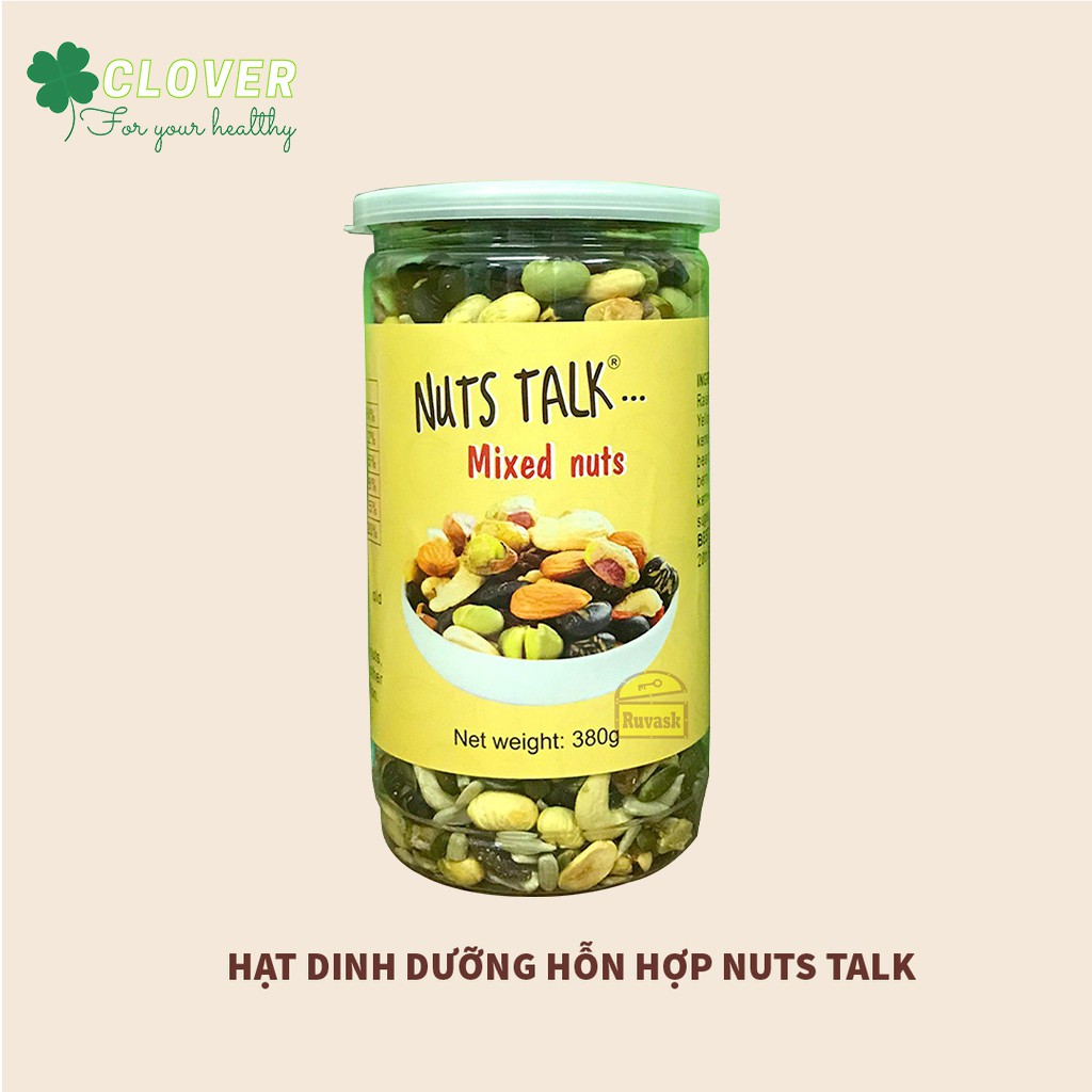 Hạt dinh dưỡng Mixed Nuts hỗn hợp nho, bí ngô, đậu nành, đậu đen, hạt thông sấy khô Úc hộp 380gr dinh dưỡng