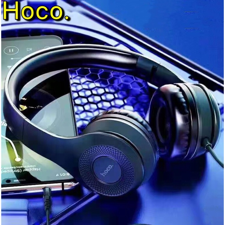 Tai Nghe headphone Chơi Game HOCO W21, Tai Nghe Chụp Tai Có Dây, Có Micro Và Xbox PS4, Máy tính