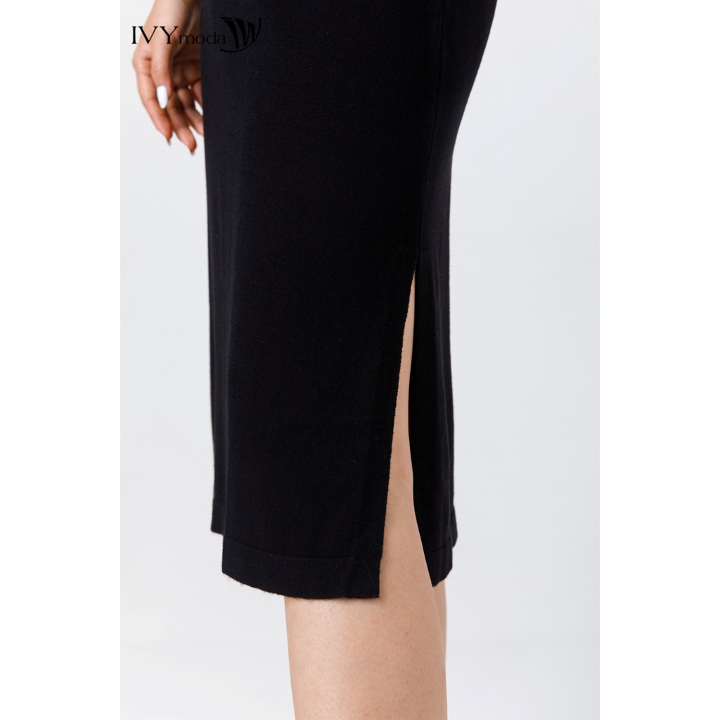 Đầm len nữ dáng suông IVY moda MS 42B8863