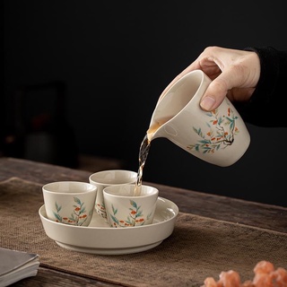 tống trà sứ men trộn tro