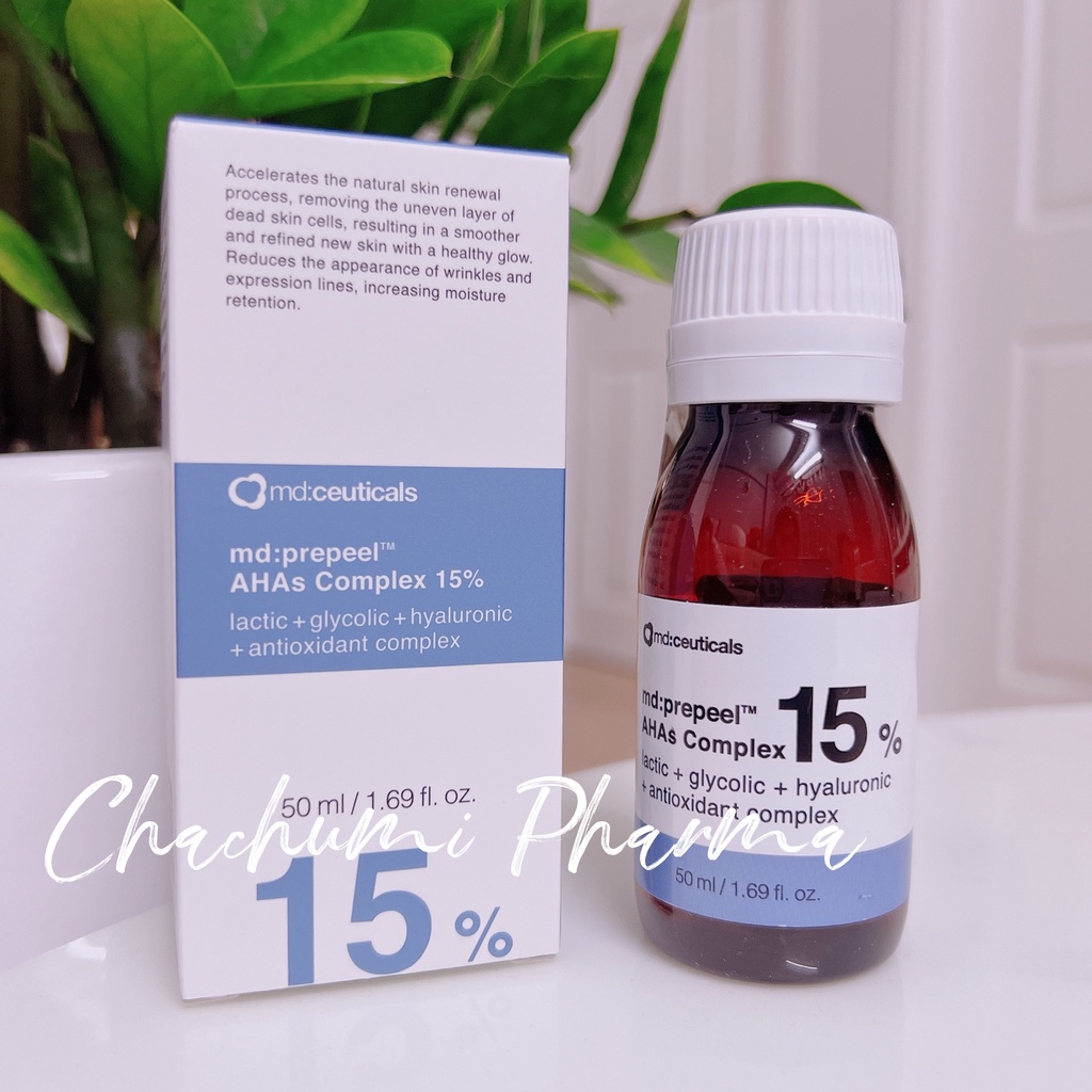 Thay da sinh học trắng da và căng bóng Md:ceuticals Md - AHAS Complex 15%