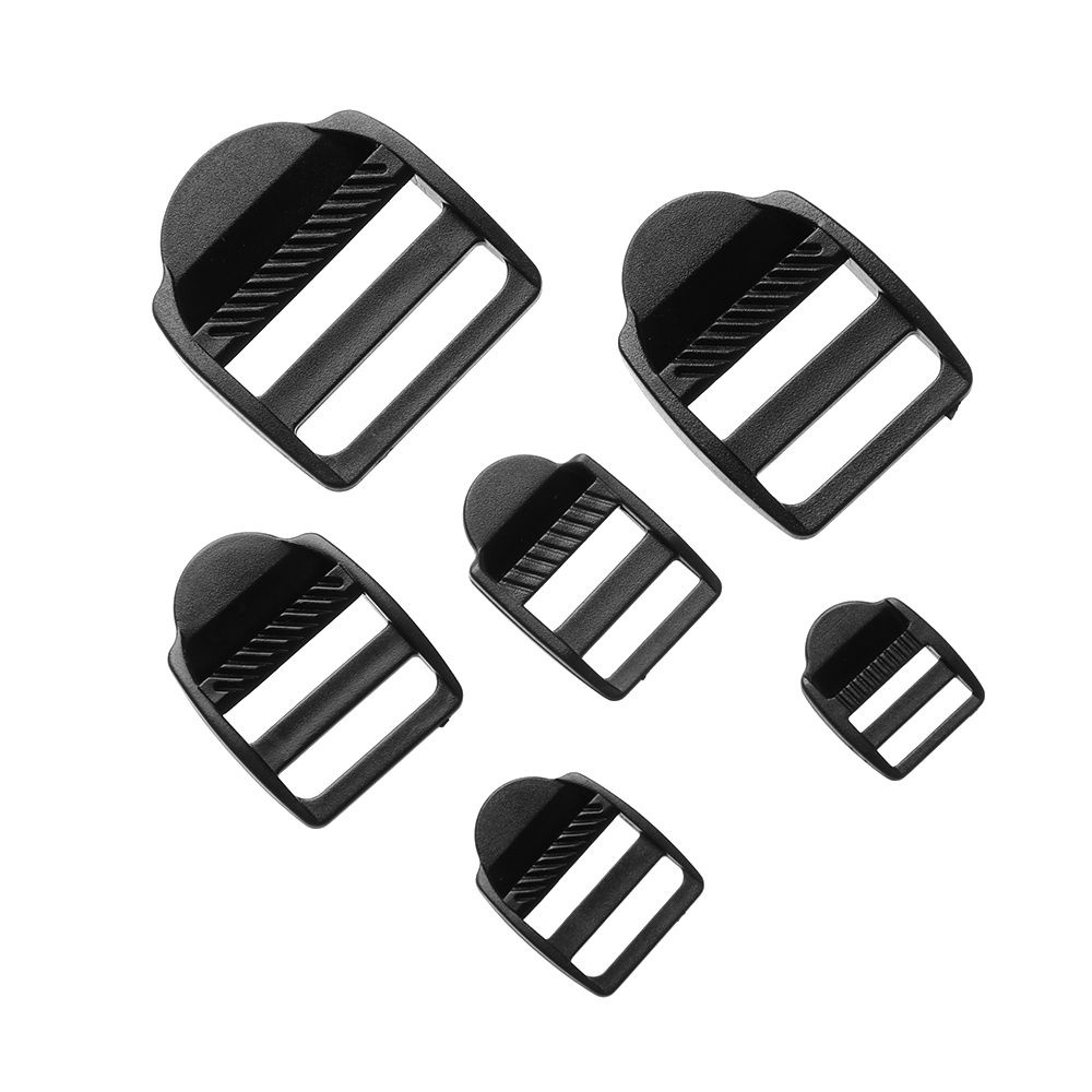 Set 10 khóa dây đeo balo bằng nhựa màu đen chất lượng cao | BigBuy360 - bigbuy360.vn