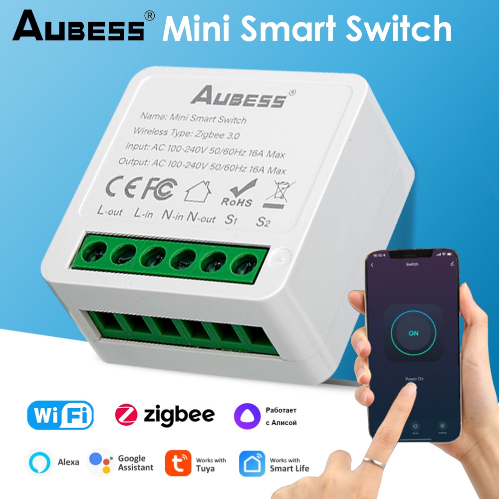 Tuya Smart Switch Hub Gateway ZigBee3.0 Hỗ Trợ APP/Điều Khiển Từ Xa Bằng Giọng Nói Alexa Google Home Hợp Tác Cuộc Sống Thông Minh Nhỏ KINOSTAR.