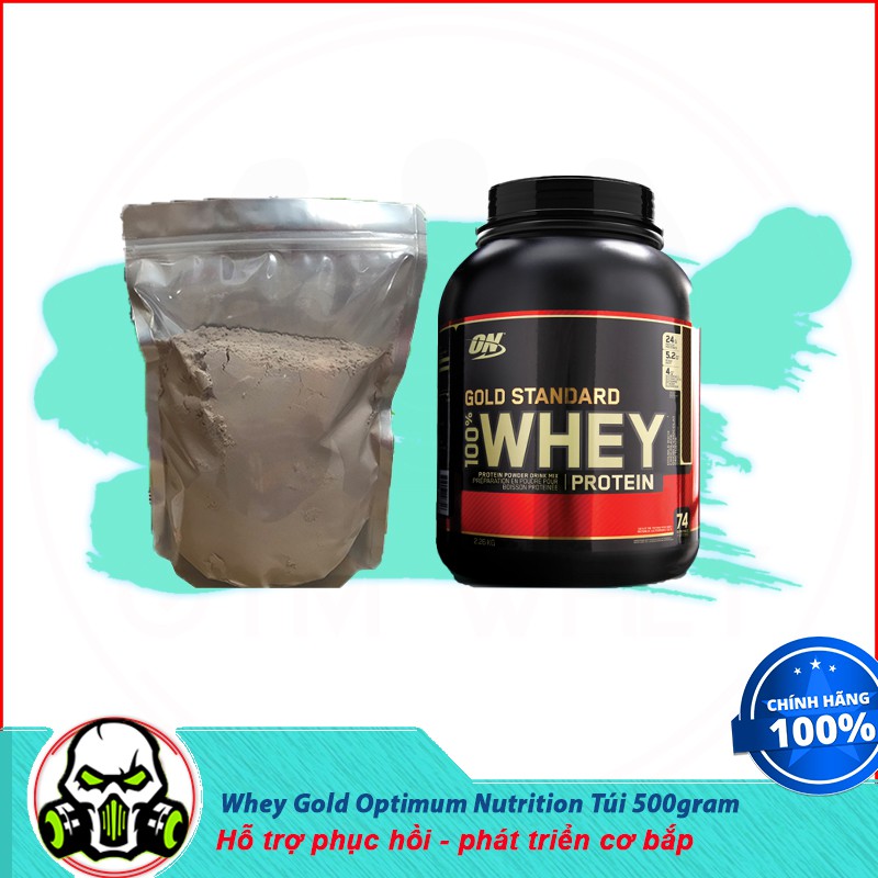 [Sample Dùng Thử] Sữa tăng cơ bắp ON Gold Stard 100% Whey 500gram - Authentic 100% Optimum Nutrition