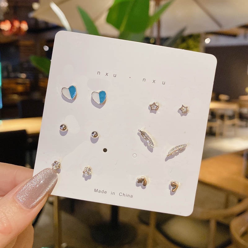 Bông tai bạc 925 hình nơ đính ngọc trai đơn giản cho nữ