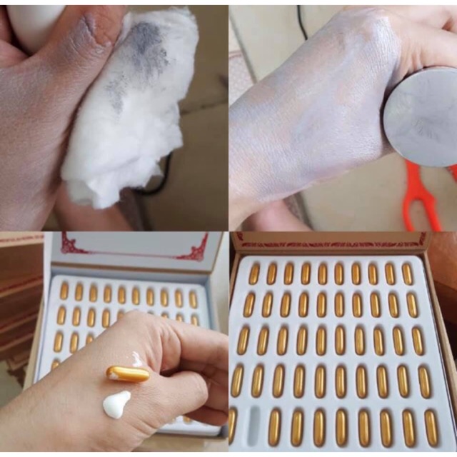 100 viên thải chì trắng da