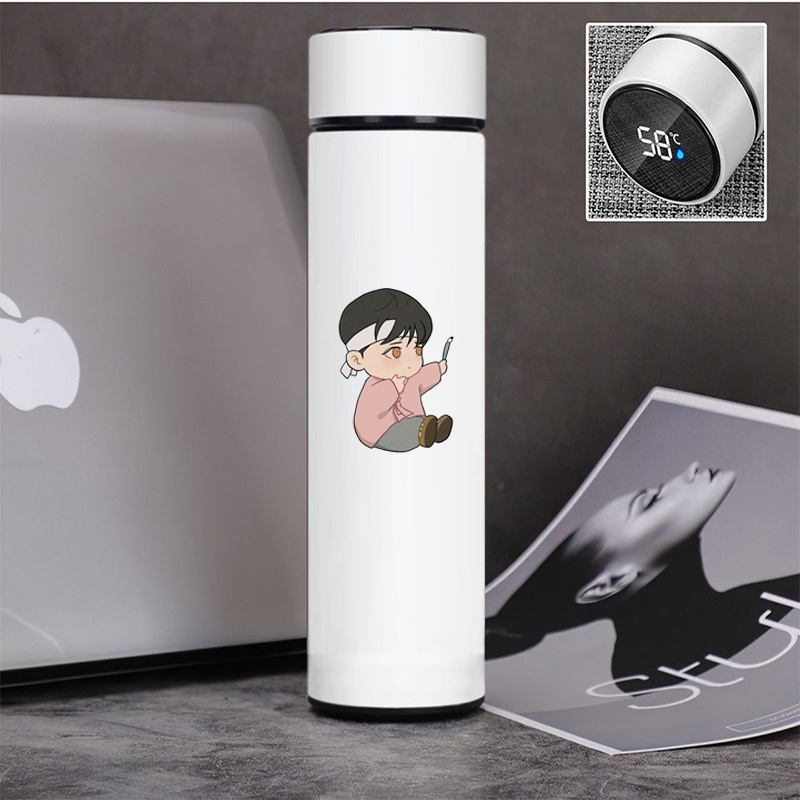 Bình giữ nhiệt đựng nước in hình Dạ ký boylove tiện lợi xinh xắn anime chibi