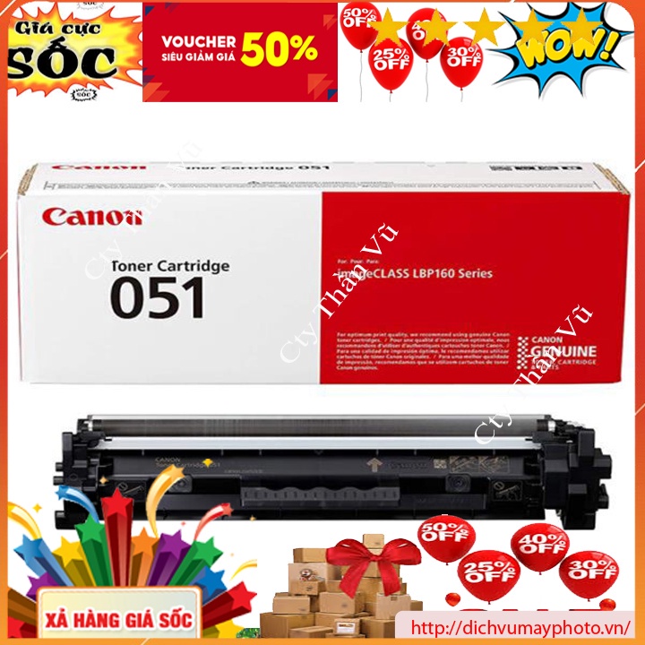 Hộp mực in Canon 051 dành cho máy LBP mf269dw in ấn ổn định, không bị vón cục chất lượng bản in tuyệt vời