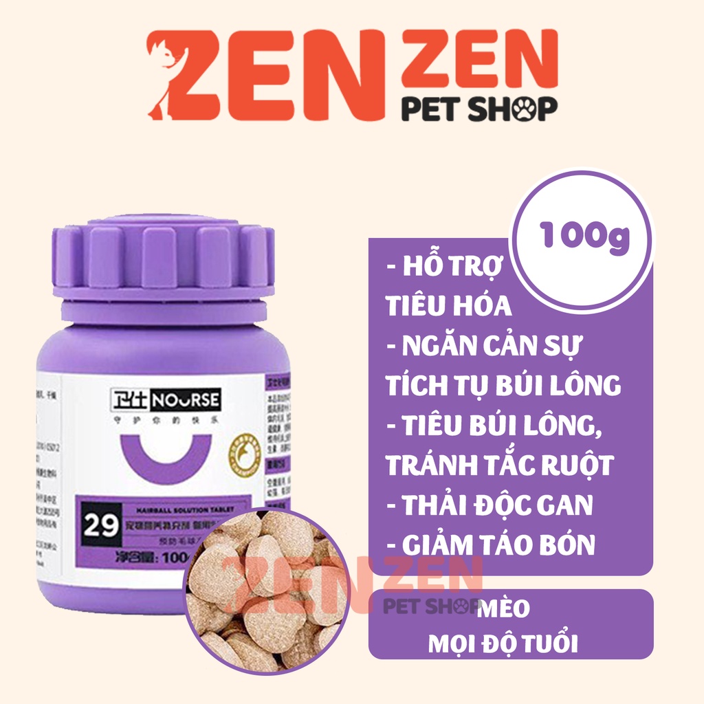 NOURSE - Vitamin cho chó mèo - Dạng viên, gel - Vitamin tổng hợp, dưỡng lông, tiêu búi lông, bí tiểu, hô hấp