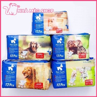 Tã bỉm vệ sinh Pet Soft miếng lẻ dùng thử