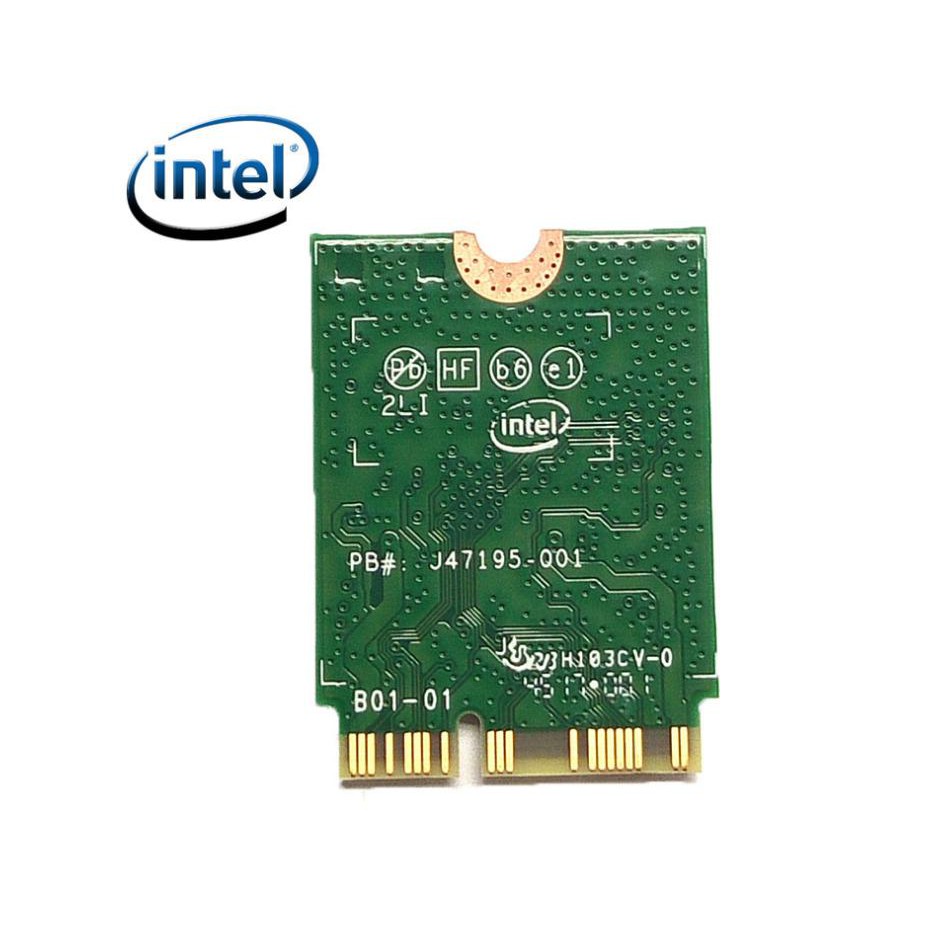 Card Wifi-bluetooth 5.0 Intel AC 9560 thích hợp main cao cấp CNVi ( giài pháp không dây cho máy tính bàn)