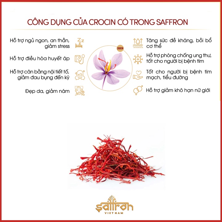 Nhụy Hoa Nghệ Tây Saffron Salam 3 hộp 0.5Gram/hộp