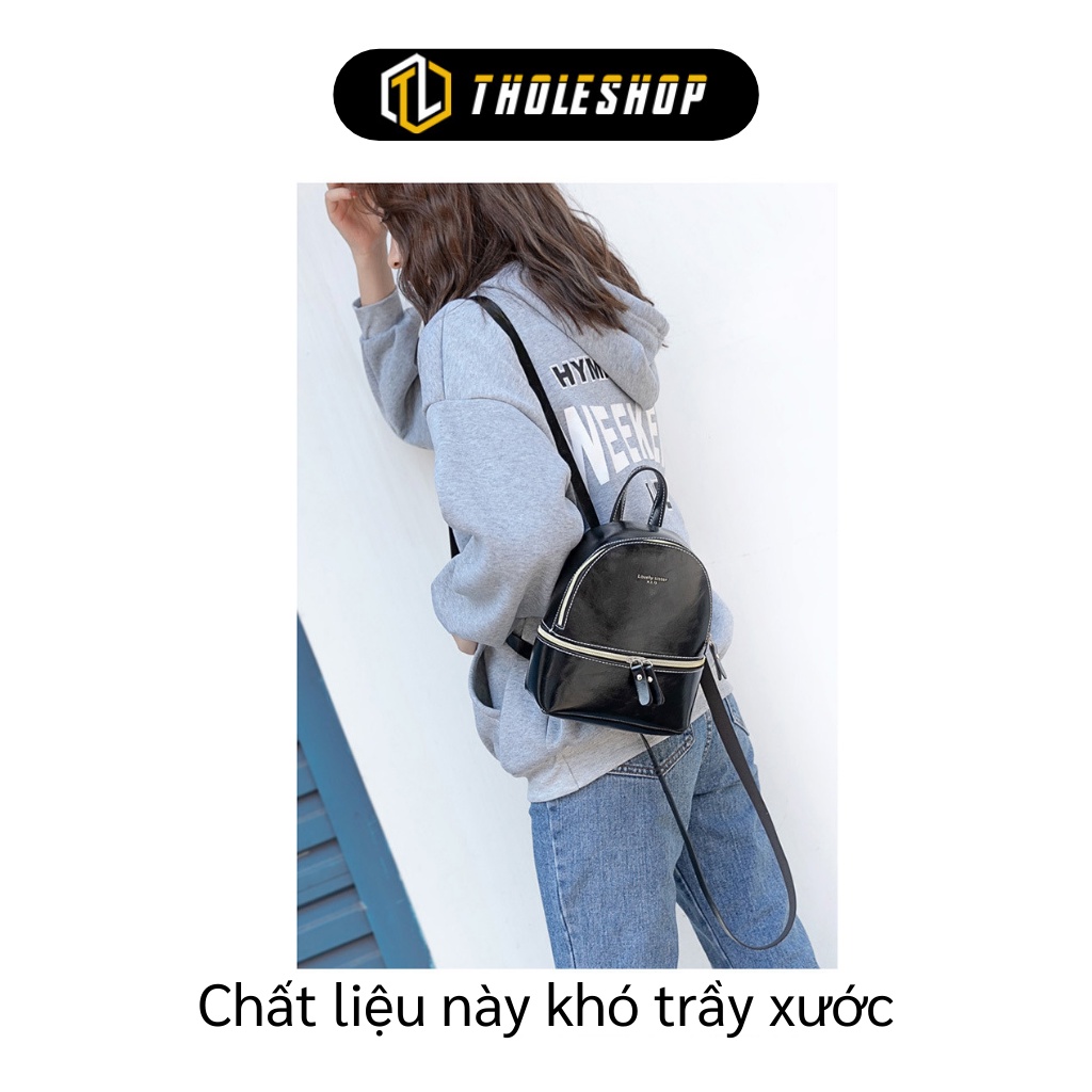 Balo Da - Balo Da Thời Trang Cho Nữ, Nhỏ Gọn Tiện Lợi, Chất Liệu PU Dễ Lau Chùi 7528